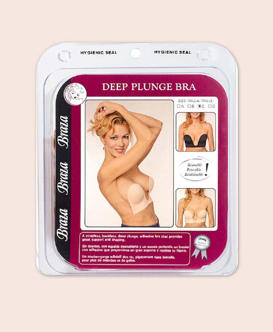 Deep Plunge packaging on a cream background.