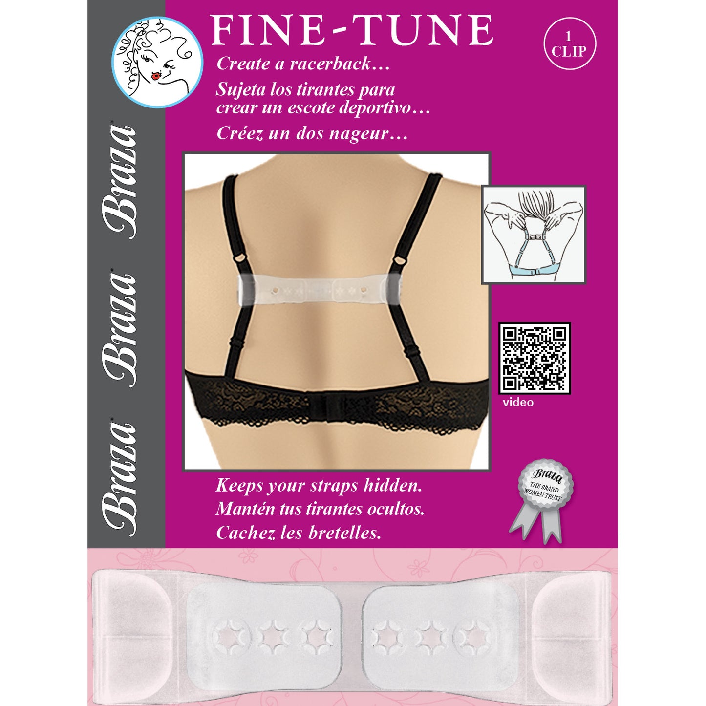 Fine tune Adjustable Bra Clips