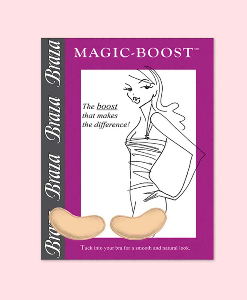 Packaging image of magic boost on a pink background